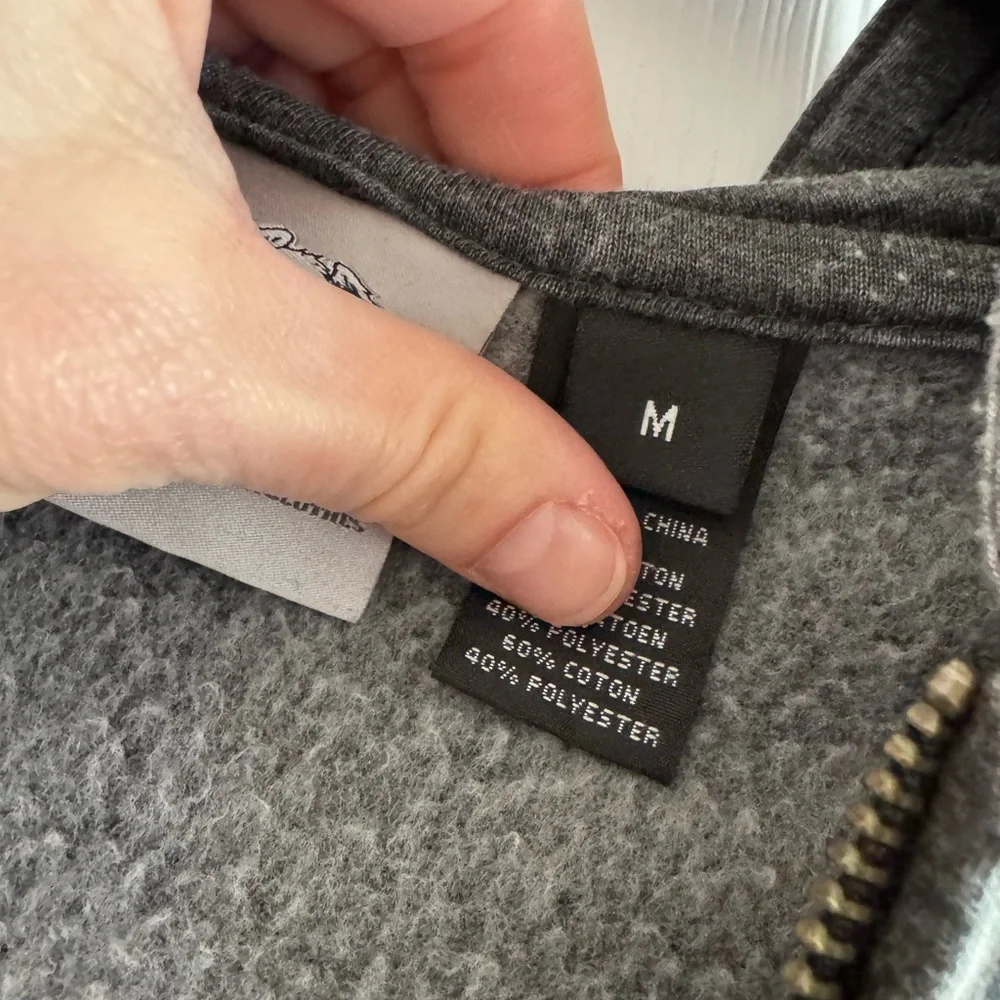 Harley-Davidson Gray and orange Zip-Up Hoodie - Picture 3 of 5